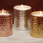 Cylinder Iron Candle Jar