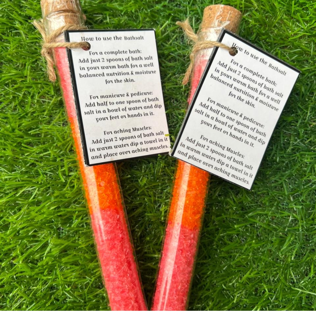 Dual-Tone Bath Salt Vials