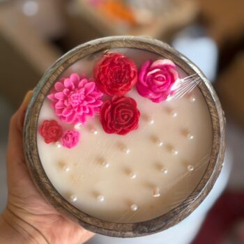 Floral Urli Candle | Brass Diwali Pooja Favors