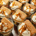 Biscoff Lotus Biscuit Cheesecake Jar Candle Handmade Soy Beeswax Scented Food Dessert Bakery