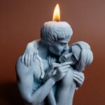Handmade Soy Wax Couple Candle – Romantic Anniversary Gift