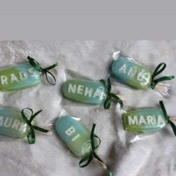 Popsicle shaped soaps