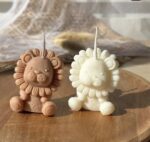 Decorative sculptural candles