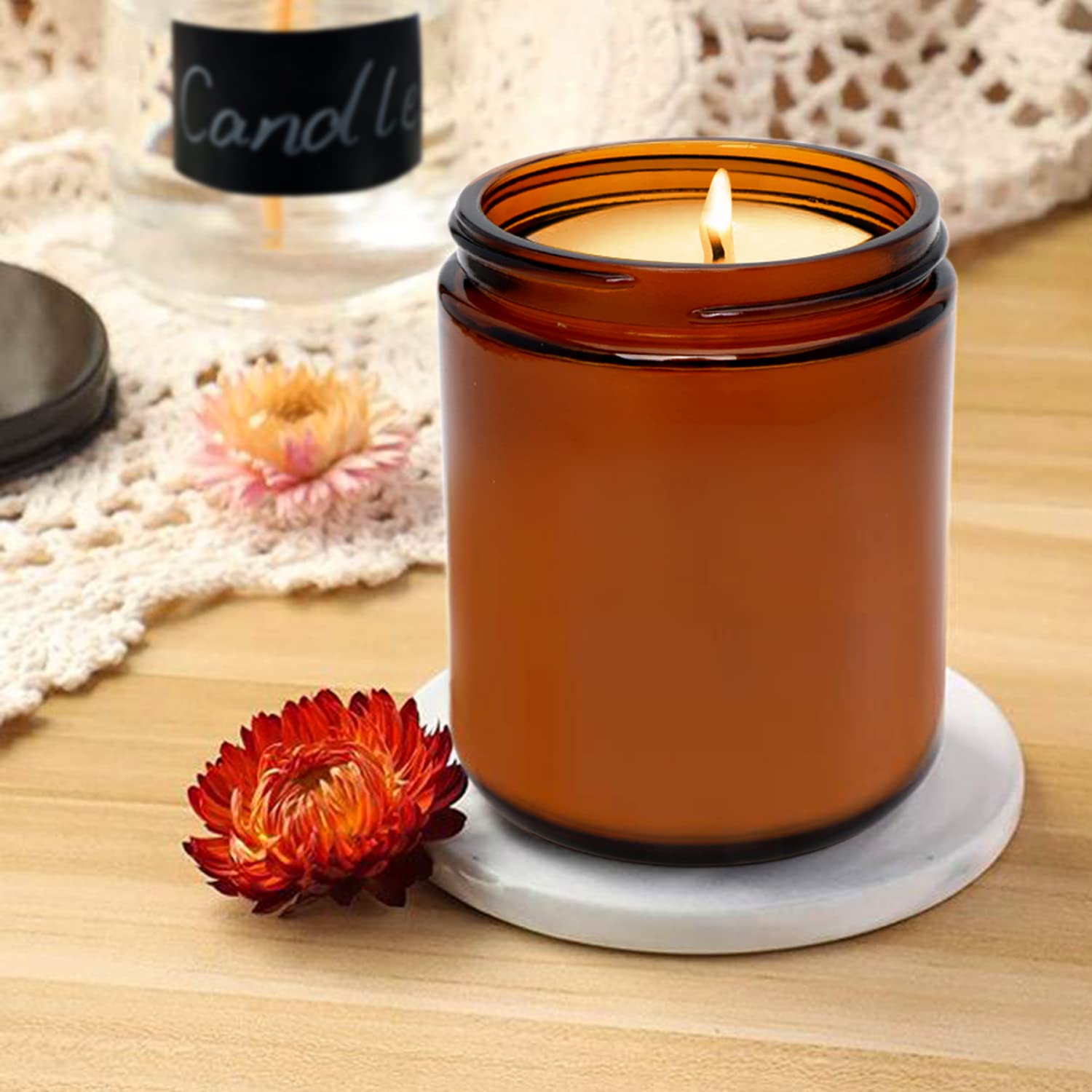 Amber Jar Candle