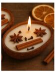 Coconut Shell Candle.