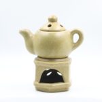 Pottery Ceramic Essential Oil Burner Aroma Diffuser for Home with Tealight Candles Diffuser Set for Home Fragrances Humidifiers